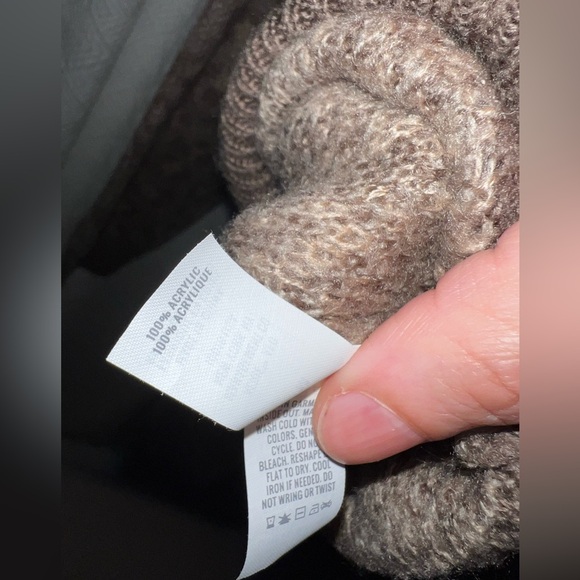 Aerie Chocolate Brown Knit Oversized Pullover - Picture 5 of 5